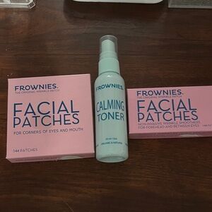 Frownies Facial Patches and Calming Toner Set